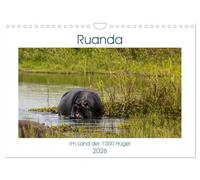 Ruanda (Wandkalender 2026 DIN A4 quer), CALVENDO Monatskalender: Runda - das kleine Land im Herzen Afrikas
