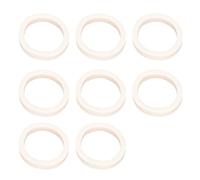 Ruarby 8 anillos de espuma de esponja amortiguadores para bicicletas delanteras de repuesto de aceite de horquilla, esponjas delanteras