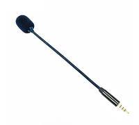 Ruarby Auriculares para juegos de 3,5 mm, micrófono de alta sensibilidad desmontable para auriculares de juegos, micrófono auditivo de conversación más claro