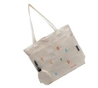 Ruarby Bolsa de lona para laptop para mujer, para clase y viajes diarios, con amplio espacio, bolso de hombro grande para libros, bolsa de hombro de lona, a, One Size