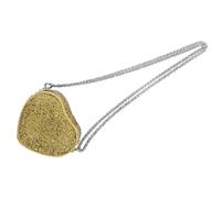 Ruarby Bolso cruzado con lentejuelas brillantes con forma de corazón, bolso cruzado con cadena, bolso de hombro para San Valentín, para mujeres y niñas, Gold