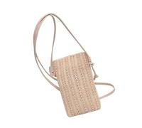Ruarby Bolso cruzado de paja tejida para mujer, ligero, casual, bolso de mano para el teléfono, bolso de mano para mujeres de moda, pequeño cruzado tejido, Sección 1, One Size