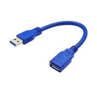 Ruarby Cable Extensor USB 3.0 de 30/50 cm, sincronización de Datos, 0.3m | Línea de cable compacto de 30 / 50 cm para accesorios de portátil, fuente de alimentación de sincronización de