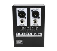 Ruarby Caja activa directa de 2 canales con salida de elevación de suelo para equipos de estudio de sonido en vivo