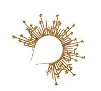 Ruarby Coronas de medusas intrincadas de moda con diseños de serpiente, decoración para el cabello para Halloween y disfraces de fiesta temática, uso de diadema de serpiente dorada