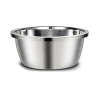 Ruarby Cuencos grandes de acero inoxidable para perros, cuenco de metal de alta calidad para mascotas, resistente y grueso, platos de metal suave para alimentos y agua, cuenco para perros