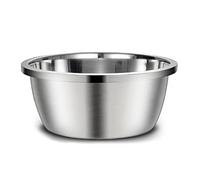 Ruarby Cuencos grandes de acero inoxidable para perros, cuenco de metal de alta calidad para mascotas, resistente y grueso, platos de metal suave para alimentos y agua, cuenco para perros