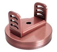 Ruarby Estante de almacenamiento de carretes de pesca con construcciones de aleaciones de cobre para entusiastas del carrete, soporte organizador de caña