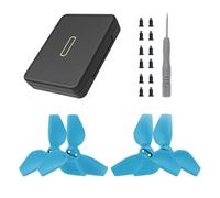 Ruarby Funda de almacenamiento de hélices, protectores de paletas para hélices a medida, caja de almacenamiento, funda de durabilidad, caja protectora de accesorios, Juego 3