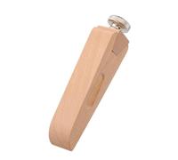 Ruarby Herramienta de bloque de lijado de madera para cinturón de cuero, cartera, bolsa, pulido hecho a mano, herramienta de pulido para manualidades de cuero