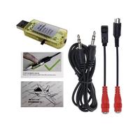 Ruarby Herramienta de simulación de vuelo USB de control remoto 30 en 1 para ala fija y FPV con herramienta de simulación de vuelo remota dinámica precisa