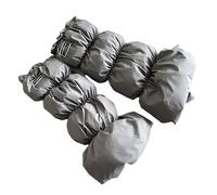 Ruarby Polainas acolchadas gruesas para actividades en interiores y exteriores, etiquetas estéticas, calentadores de piernas, fundas acolchadas térmicas y cálidas, B, Talla única