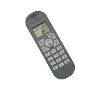 Ruarby Teléfono portátil con cable con función de remarcación, pantalla LCD de alto contraste, comprobador de línea para uso en casa y oficina, función de remarcación