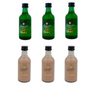 Ruavieja Pack de Mini Botellas de Licor de Hierbas y Crema de Orujo - Miniaturas de 5 iferentes Combinaciones - Ideal para Regalo, Celebraciones y Eventos