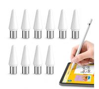 RUAVOEY Puntas de Repuesto Altamente Sensibles para A-pple Pencil 2da Generación/1ra Generación/USB C/Pro Pencil,10 Unidades