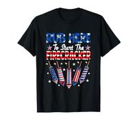 Rub Here Start The Firecracker 4 de julio, broma divertida para adultos Camiseta