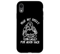 Rub My Belly For Good Luck - Camiseta Divertida con Texto en inglés Buda Carcasa para iPhone XR