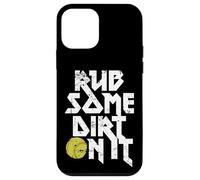 Rub Some Dirt On It Gráfico de softball Carcasa para iPhone 12 mini
