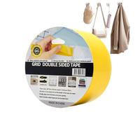 Ruban À Double Face Robuste - Adhésif Universel Haute Viscosité | Rubaan Transparent Super Collant Fibre Verre | Installation Facile Sans Trace - Fixation Décoration Maison Bureau École Domestique