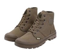 Rubber Boots For Men Lace Up Outdoor Hiking Man Shoes Comfortable Work(Khaki,41)