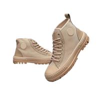 Rubber Boots For Men Lace Up Outdoor Hiking Man Shoes Comfortable Work(Yellow,41)