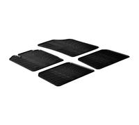 Rubber Car Mats-Set de alfombras de caucho Clio II Thalia T, perfil, 4 unidades