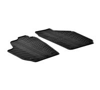 Rubber Car Mats-Set de alfombras de caucho Roomster Practic T, perfil, 2 unidades