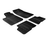 Rubber Car Mats-Set de alfombras de caucho T, perfil, 4 unidades