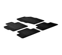 Rubber Car Mats-Set de alfombras de goma, CX-7 gasolina más Clips de montaje T, perfil, 4 unidades