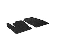 Rubber Car Mats-Set de alfombras de goma para Tourneo Connect Cargo más Clips de montaje T, perfil, 2 unidades