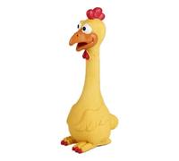 Rubber Chicken Squeaky Dog Toys for Small, Medium or Large Pet Breeds, Play Fetch, Reduce Separation Anxiety