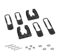 Rubber Clamp Quick Release Adjustable Rubber Non-Slip Clamps | Fits 0.625-2.25 Inch Handles, Heavy Duty TPE & TPU Construction, Includes Mounting Hardware, Non-Slip Grip, for Truc