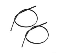 Rubber Drip Rail Molding Set Left Right for para yaris Rubber | Direct fit for para yaris Sedan 2007-2011, prevents water leaks, reduces wind noise, protects roof edge