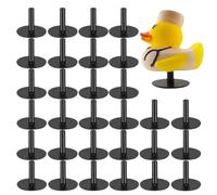 Rubber Duck Holder for Dash - 30 Pieces Car Display Stands, 30pcs Rubber Duck Brackets with, Stable Figurine Holders for Car Dashboards, Sedan, RV, Gift, (Ducks Not Included)