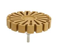 Rubber Eraser Wheel for Hand Drill Soft Durable Efficient Removing Stickers Decals Adhesives for Cars Trucks RVs Boats 100mm