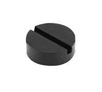Rubber Jacking Pad for Cars | Universal Frame Rail Adapter Guards Undercarriage | 63x25mm Slotted Pad for Jack Stands/Lifts/Vehicles | Black, 8.5mm Slot