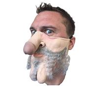 Rubber Johnnies TM Gracioso Media Cara Dick Nariz PITO máscaras, Gris, Jengibre, Anciano, Colgado Despedida De Soltero Disfraz Accessorios - Nariz Polla Abuelo