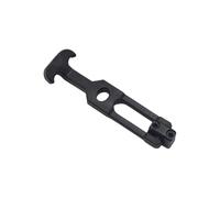 Rubber Latch, T Handle Catch, Tool Cabinet Lock, Hood Safety Clamp, Flexible Draw Fastener, Interactive Vehicle Engine Secure Kit, Cooler Replacement Hardware Mounting Repair Set, Black