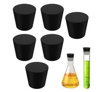 Rubber Stopper Set - Water Table Plug, 1.34x1.14 Inches 6 Piece Leak Proof Drain Covers with Universal Fit, Rubber Sink Plug, Multi Purpose Drains Stopper, Bathtub Sink Plugs