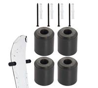 Rubber Storage Rack - 3 cm, montaje en pared, 4 piezas | Vertical Storage, Snowboard Hanger, Strong Grip, Scratch-Proof, Binding-Safe Protection For Living Room, Bedroom, Apartment, Dorm, Basement