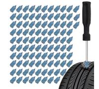 Rubber Tire Repair Nails - 100-Piece DIY Quick Vacuum Tire Plug Kit