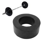 Rubber Weight Plates, Weight Plate Spacers, Barbell Weights Buffer, Shock-Absorbing Bumper High Bounce Washer Attachments, Replacement for Fitness Equipment, Dumbbells and Barbell Clips, 2.01 inches