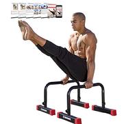 RubberBanditz Parallettes - Barras de empuje y inmersión | Soporte de parallette resistente y antideslizante para crossfit, gimnasia y entrenamientos de entrenamiento de peso corporal