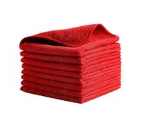 Rubbermaid Commercial 1820577 microfibra gamuza de economía, 12 por 30,48 cm, rojo (Pack de 24), 16" x 16", rosa, 24