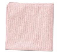 Rubbermaid Commercial 1820577 microfibra gamuza de economía, 12 por 30,48 cm, rojo (Pack de 24), 16" x 16", rosa, 24