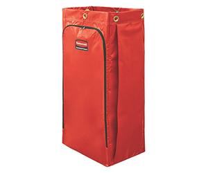 Rubbermaid Commercial 1966882 - Bolsa para carrito de limpieza (34 galones), color rojo