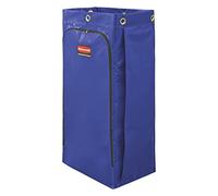 Rubbermaid Commercial 1966883 - Bolsa para carrito de limpieza de alta capacidad, 34 galones, color azul
