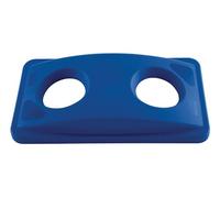 Rubbermaid Commercial FG269288BLUE - Papelera de reciclaje, botellas y latas, color azul