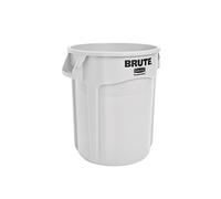 Rubbermaid Commercial Products 2620 Brute - Cubo de basura, capacidad de 75.7 l, blanco
