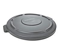 Rubbermaid Commercial Products FG263100GRAY - Tapa para cubos de basura, plástico, 32 gallones, gris